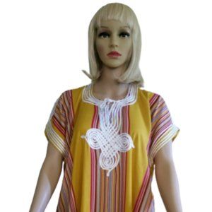 Moroccan kaftan nightgown dress